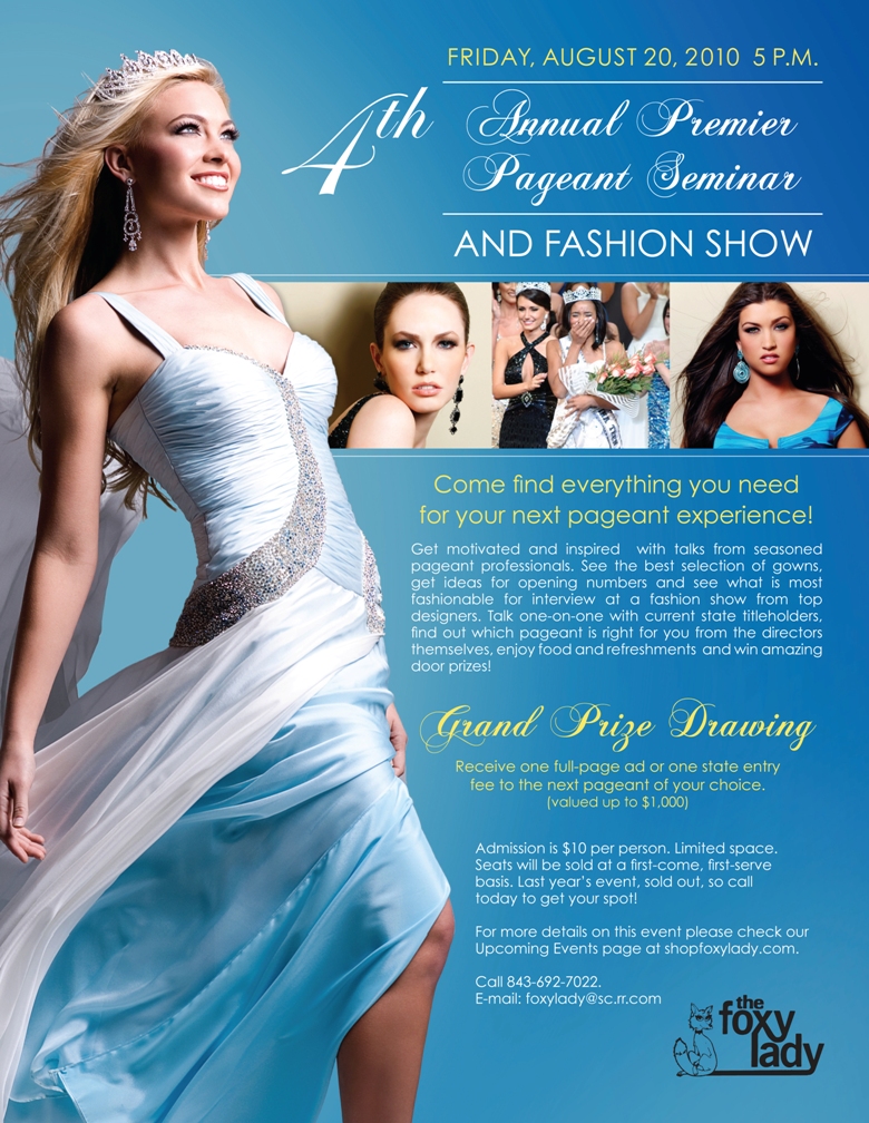 Pageant Seminar details