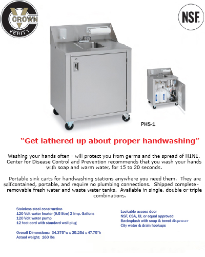 Crown Verity Handwashing Promo