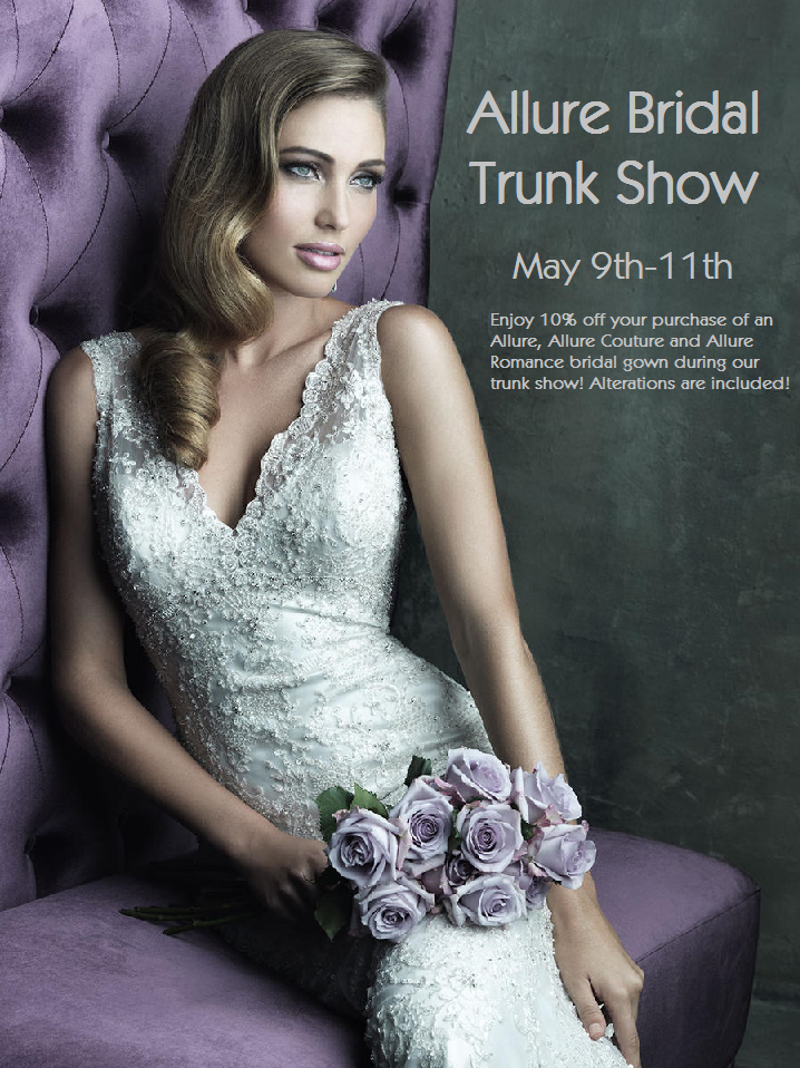 Allure Trunk show at Party Dress Express allure trunk show