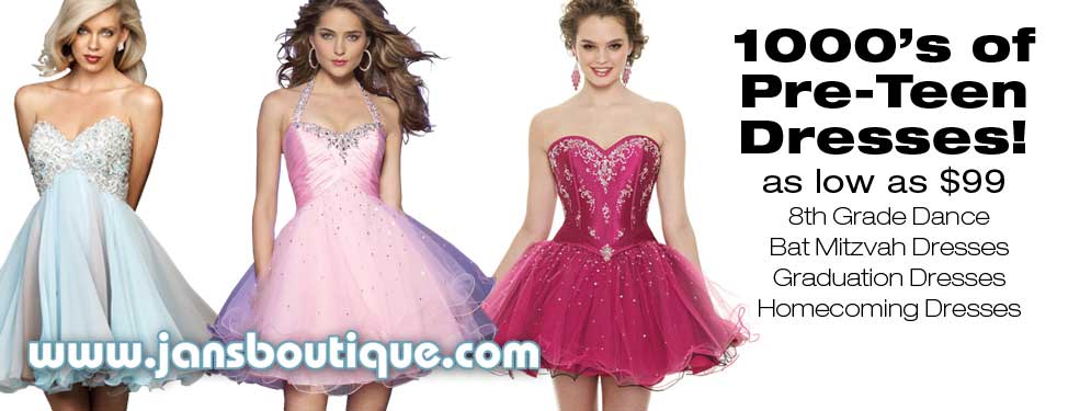 Look at hundreds of 8th grade dresses now! 8th Grade Pre-Teen.