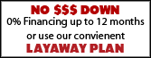 Financing Available at Jan's