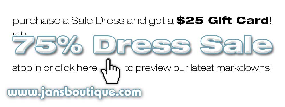$99 Dress Sale at Jan's
