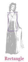 Rectangle body shape