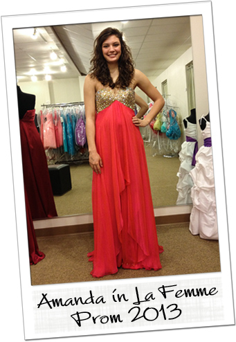 La Femme Prom dress La Femme Prom dress