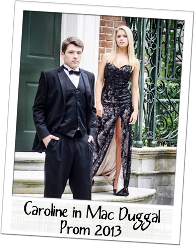 Caroline in MacDuggal Prom 2013 Caroline in MacDuggal Prom 2013