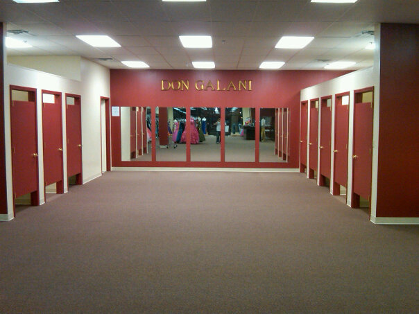 8 Fitting Rooms!