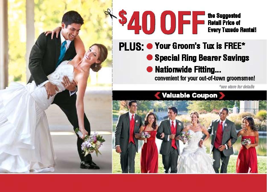 Wedding Tuxedo Coupon