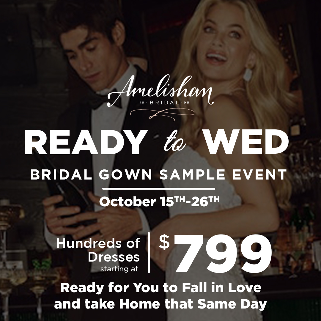 Amelishan's Ready To Wed Bridal Gown Sample Event 
