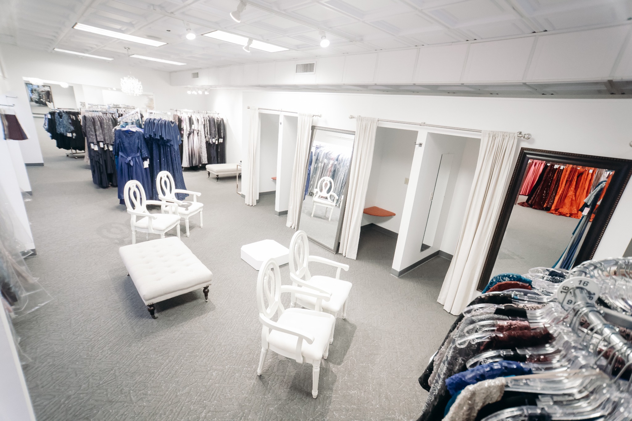 Reserved fitting room experience at Amelishan Bridal